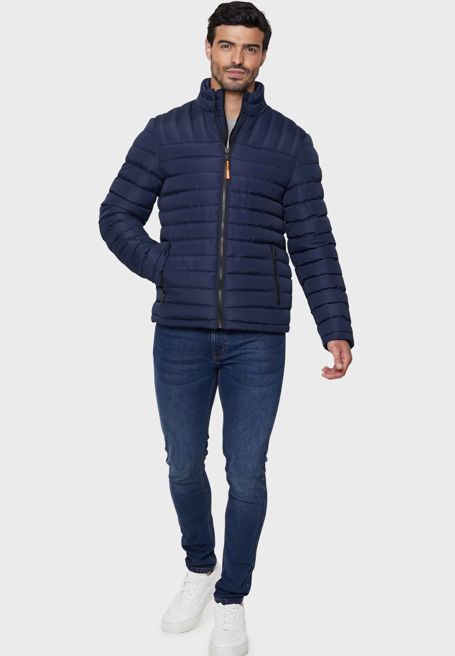 Threadbare Übergangsjacke - Jas - Navy 4 Threadbare Übergangsjacke - Jas - Navy - Afbeelding 2