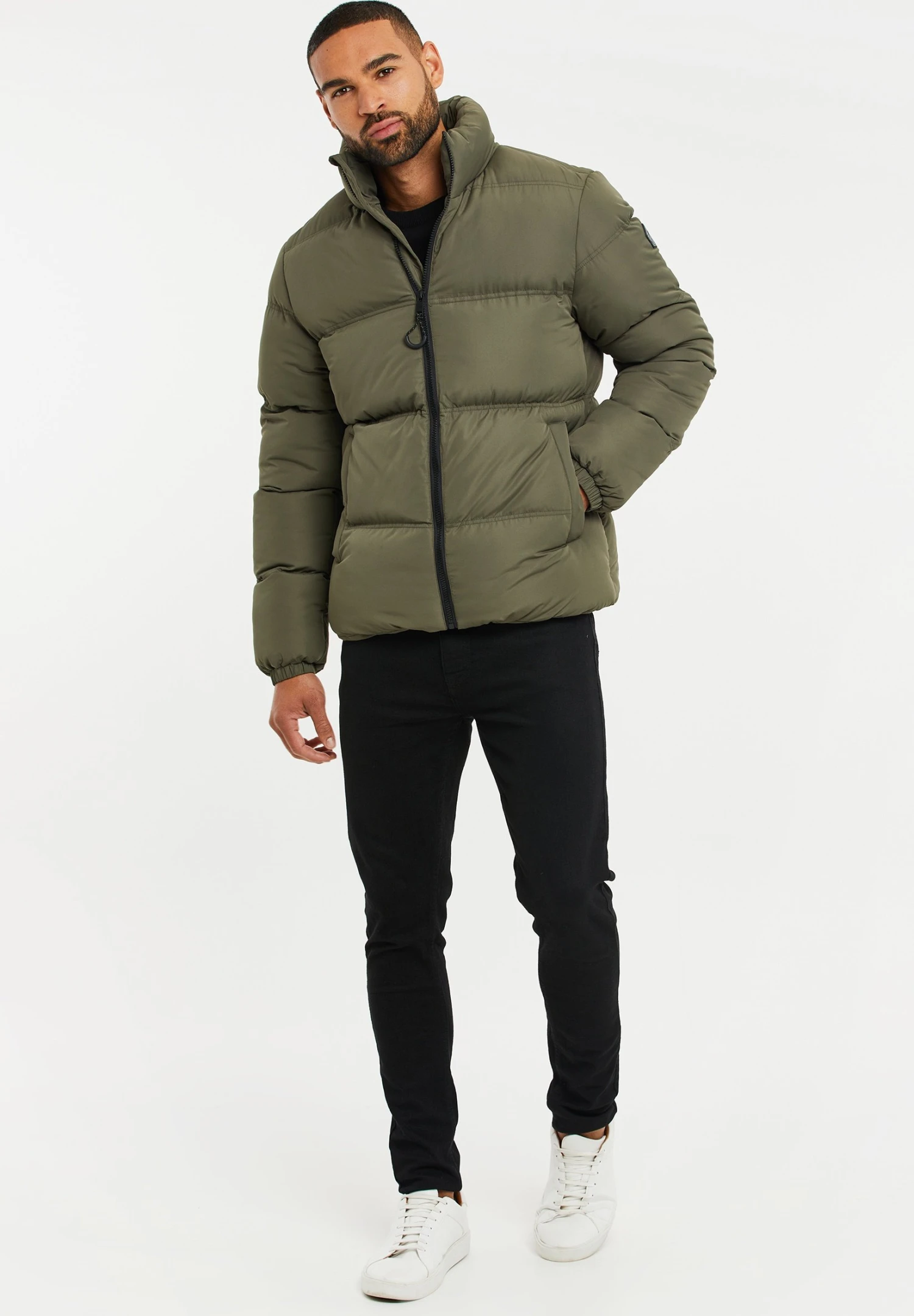Threadbare Winterjas - Khaki 4 Threadbare Winterjas - Khaki - Afbeelding 2