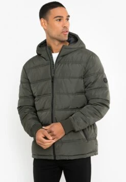 Threadbare Beechwood Padded Übergangsjacke - Jas - Khaki