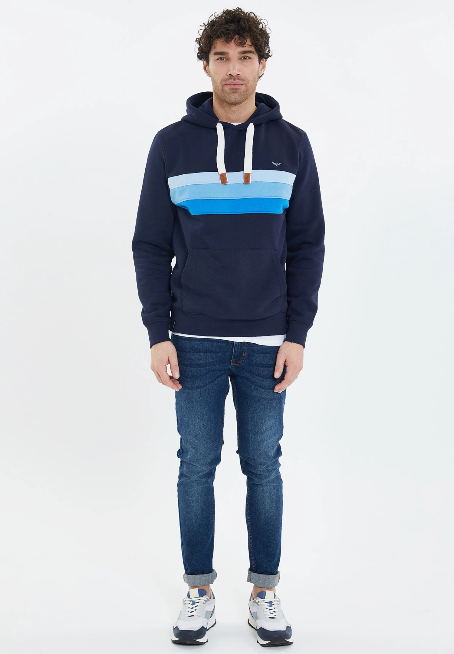 Threadbare Murs - Hoodie - Navy 4 Threadbare Murs - Hoodie - Navy - Afbeelding 2
