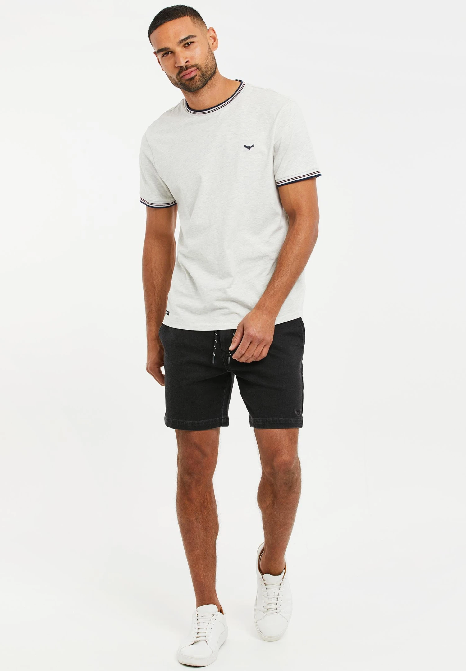 Threadbare Thbplaza - Jeansshort - Washed Schwarz 4 Threadbare Thbplaza - Jeansshort - Washed Schwarz - Afbeelding 2