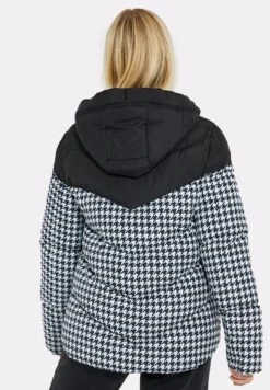 Threadbare Rummy- Winterjas - BlackWhite -eleanor & daniel bcbd38ab7a4d43ada97cefa2a36241a7