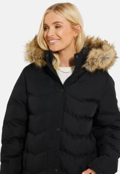 Threadbare Thb Woodie- Winterjas - Black -eleanor & daniel c220560ac8d54a448a126c0b5952e79d