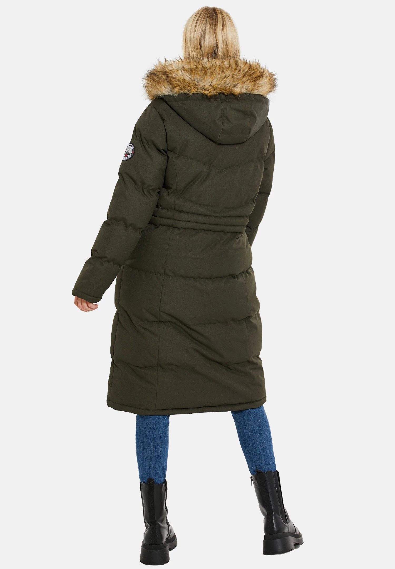 Threadbare Arnie- Winterjas - Khaki 5 Threadbare Arnie- Winterjas - Khaki - Afbeelding 3