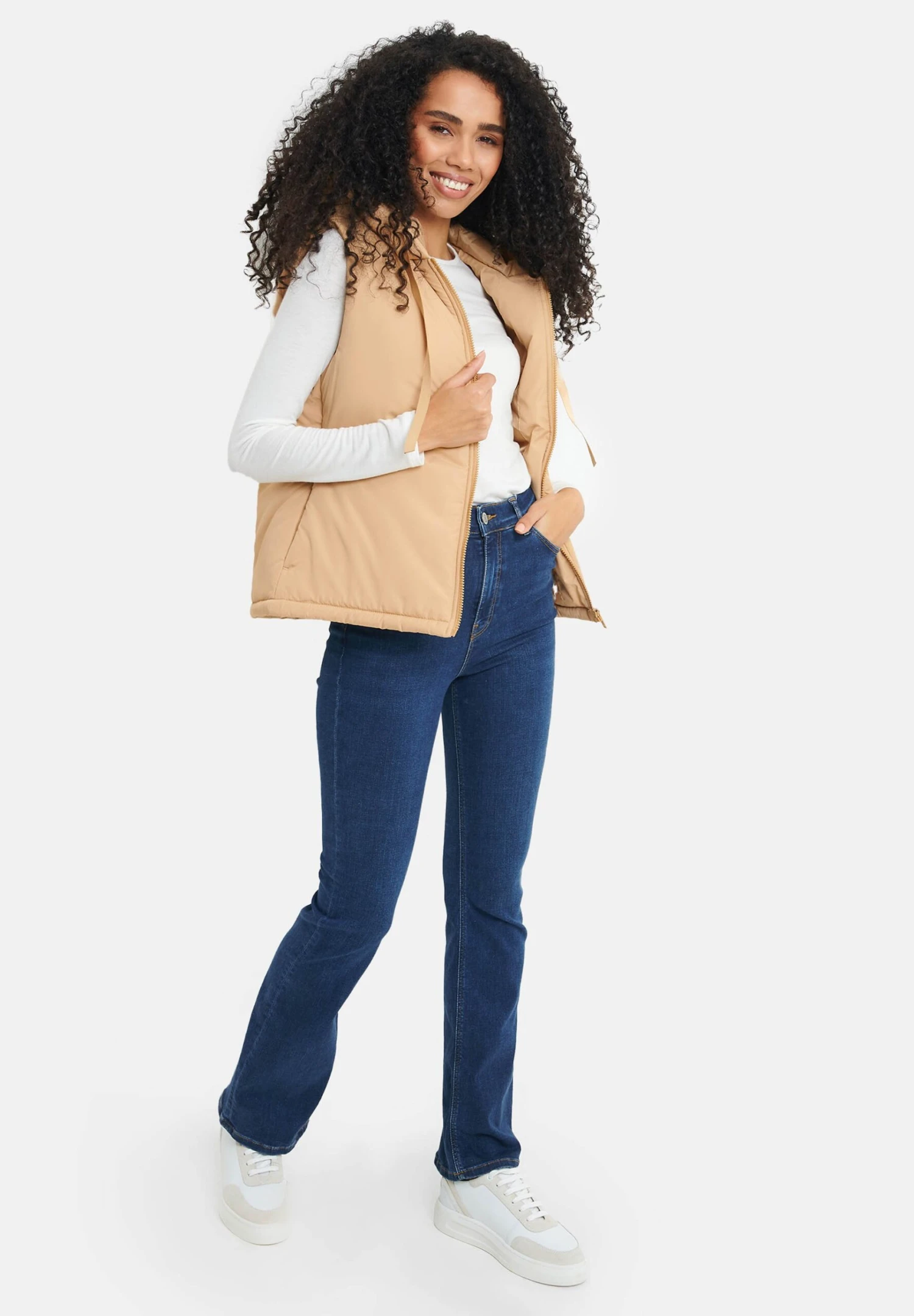 Threadbare Bodywarmer - Beige 4 Threadbare Bodywarmer - Beige - Afbeelding 2