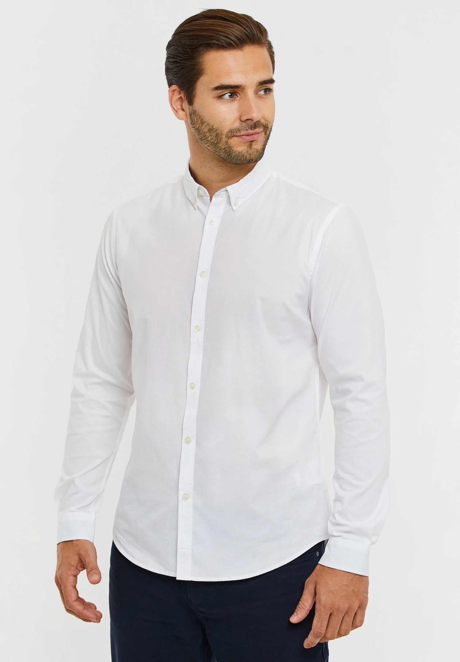 Threadbare Dapper - Overhemd - White 6 Threadbare Dapper - Overhemd - White - Afbeelding 4