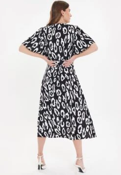 Threadbare Belted - Jurk - Black -eleanor & daniel c92b162c96e84ddba9536d771b005ce5