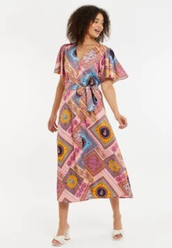 Threadbare Belted - Jurk - Multicoloured