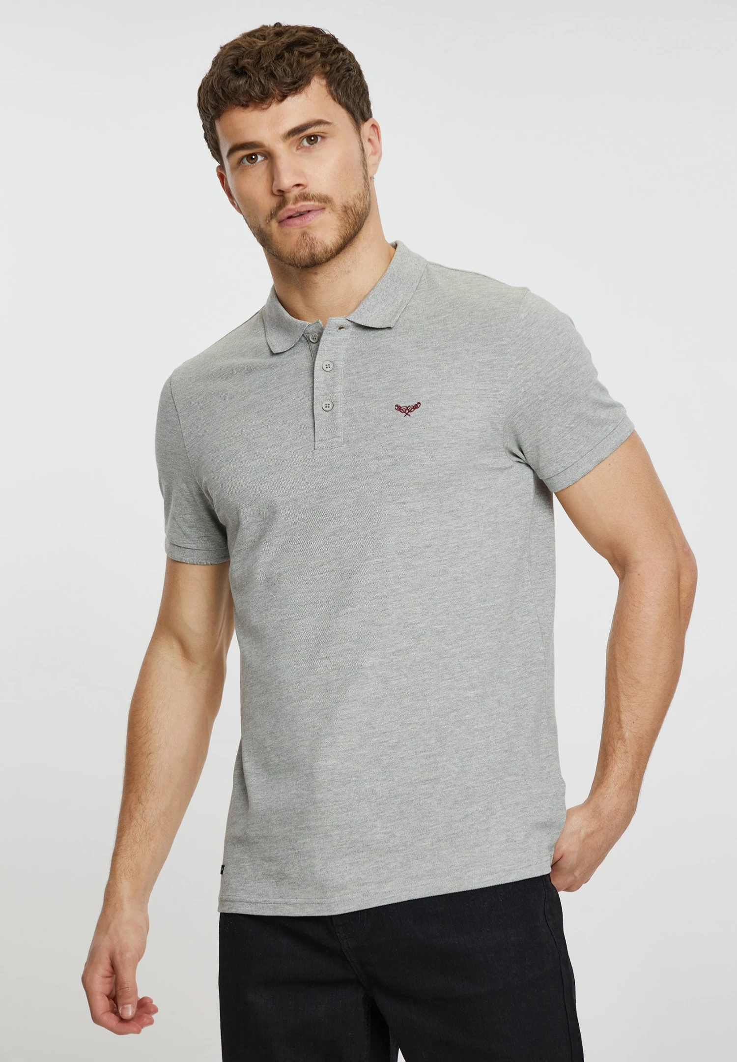 Threadbare Regna - Poloshirt - Grey Marl 3 Threadbare Regna - Poloshirt - Grey Marl