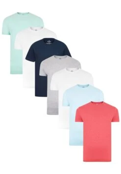 Threadbare 7 Pack - T-Shirt Basic - Mehrfarbig -eleanor & daniel cd16dd7beb7748e4964cd096cc23d3be