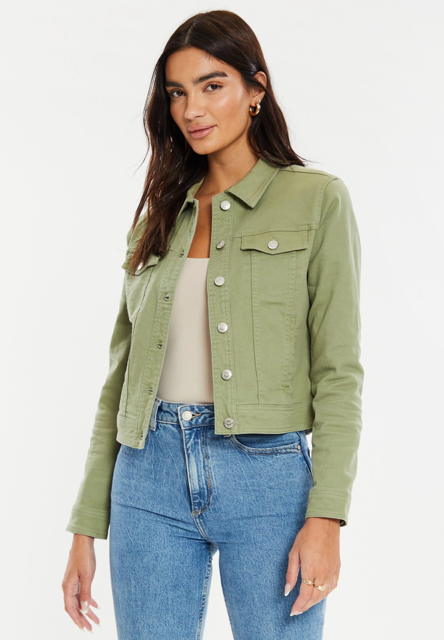 Threadbare Rome- Spijkerjas - Sage 3 Threadbare Rome- Spijkerjas - Sage