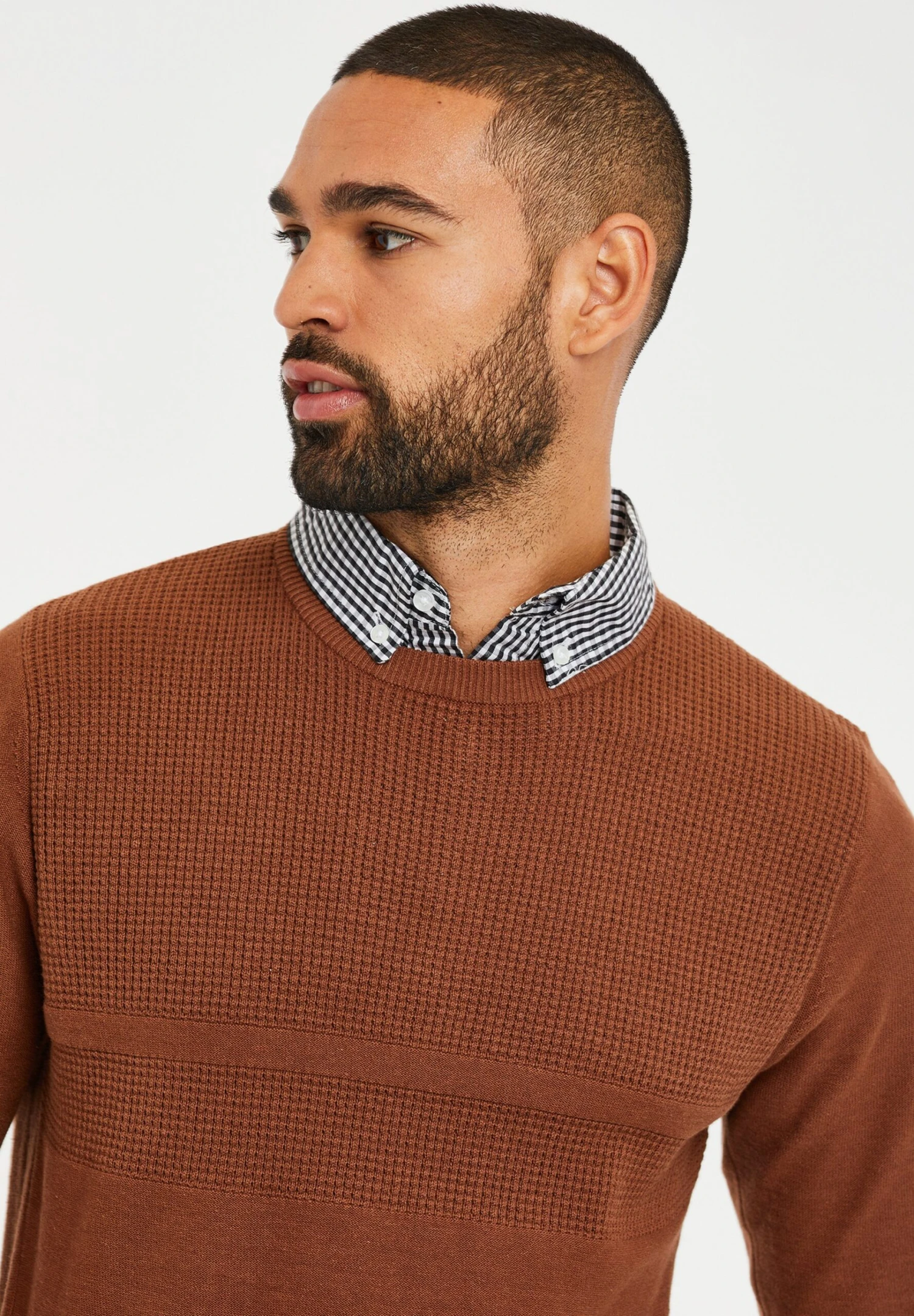 Threadbare Andy - Trui - Auburn 6 Threadbare Andy - Trui - Auburn - Afbeelding 4