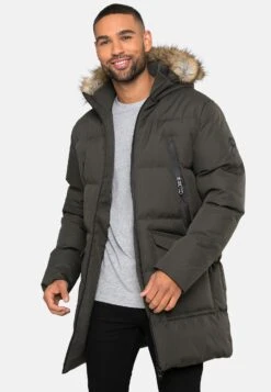 Threadbare Winterjas - Khaki -eleanor & daniel d1107287ac77496f97e18c91a1cb0a41