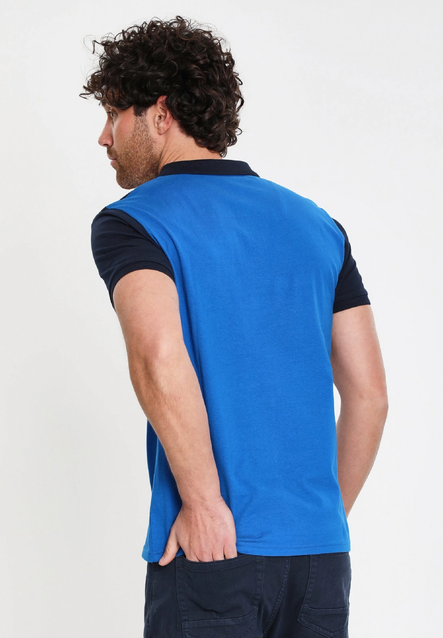 Threadbare Poloshirt - Blue 5 Threadbare Poloshirt - Blue - Afbeelding 3