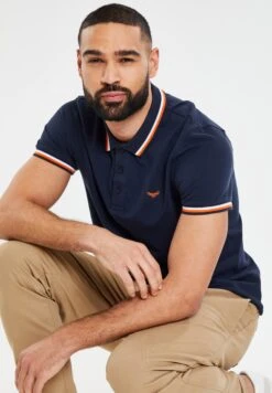 Threadbare Power - Poloshirt - Navy -eleanor & daniel d4d520d19b6649449956f631e124118e