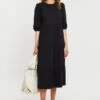 Threadbare Finn Midi Tiered - Jurk - Black -eleanor & daniel d78a5dd2a9db4598a14bdf8a05273158