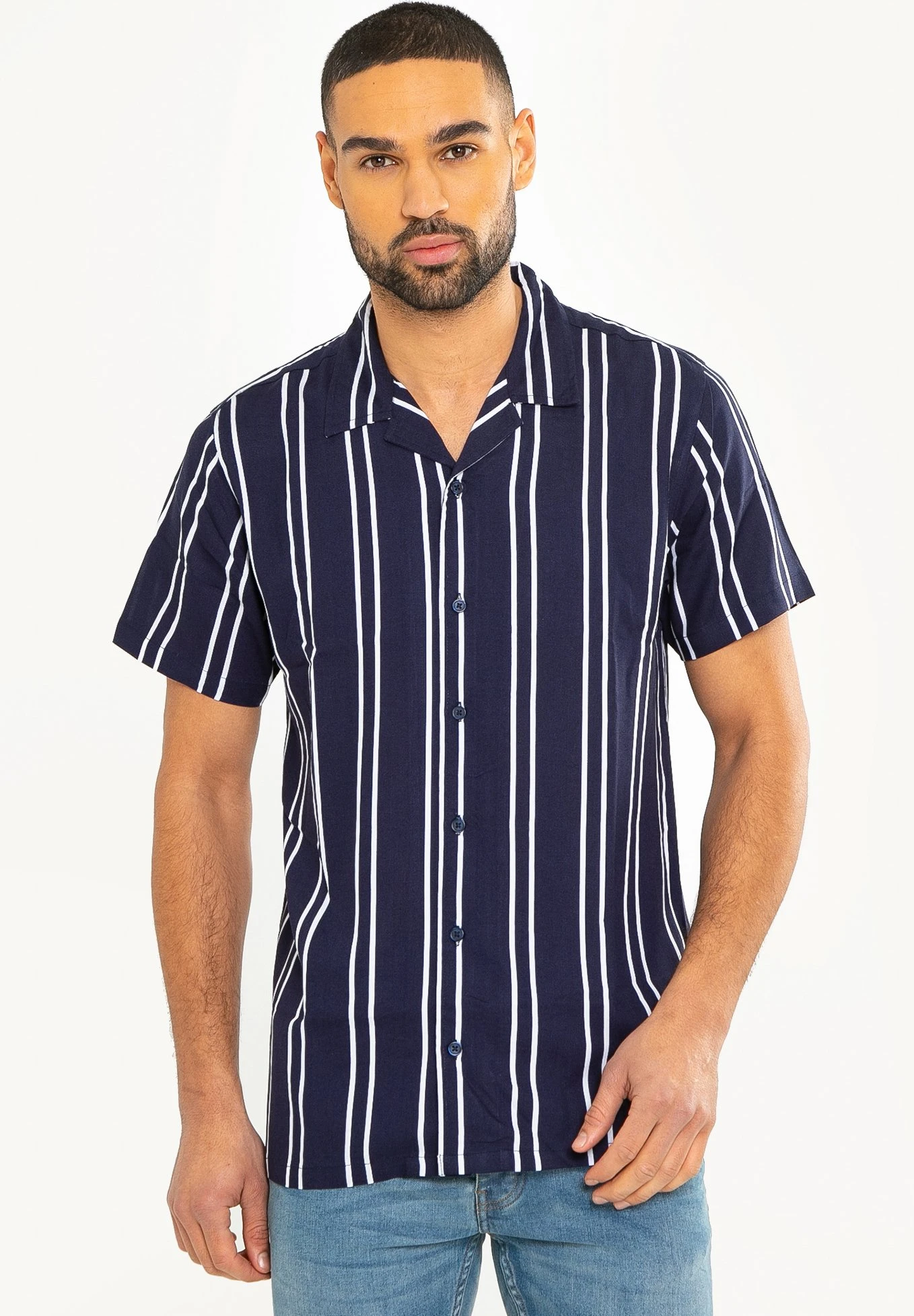 Threadbare Merlot Pk A - Overhemd - Blau 3 Threadbare Merlot Pk A - Overhemd - Blau