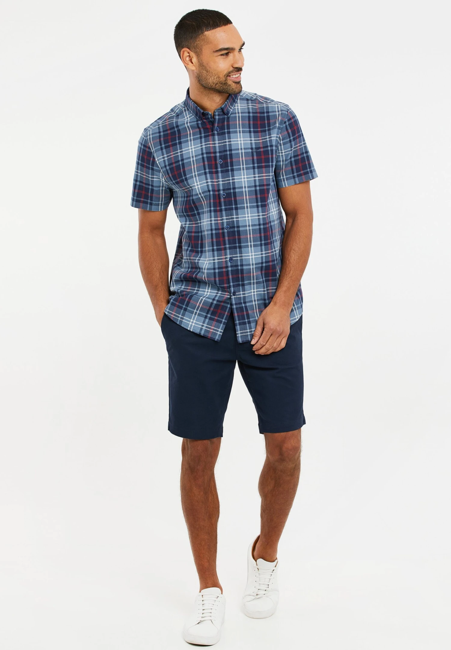 Threadbare Thbmarcello- Overhemd - Blau 4 Threadbare Thbmarcello- Overhemd - Blau - Afbeelding 2