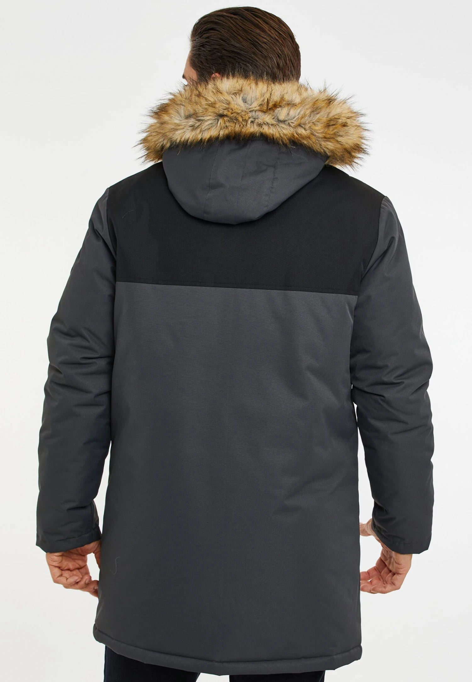 Threadbare Parkston - Winterjas - BlackCharcoal 5 Threadbare Parkston - Winterjas - BlackCharcoal - Afbeelding 3