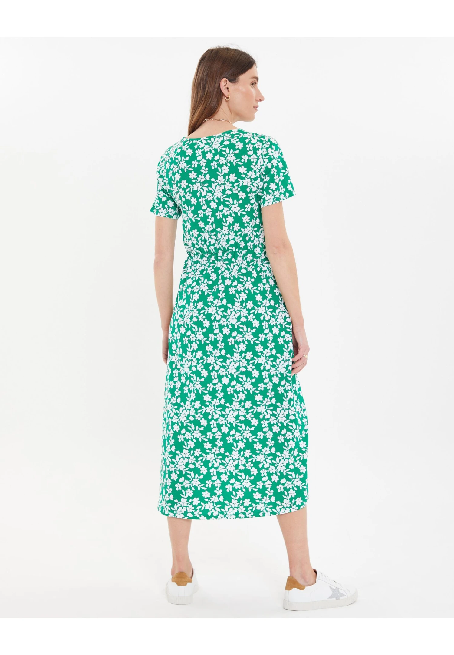 Threadbare Danni - Jerseyjurk - Green Floral 4 Threadbare Danni - Jerseyjurk - Green Floral - Afbeelding 2