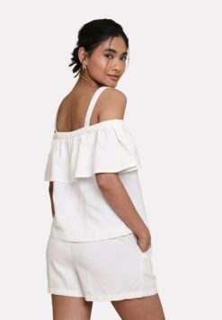 Threadbare Thb Aspen Bardot - Blouse - White 8 Threadbare Thb Aspen Bardot - Blouse - White -eleanor & daniel db73d07c3703489aabb7c0d0b3131a4a