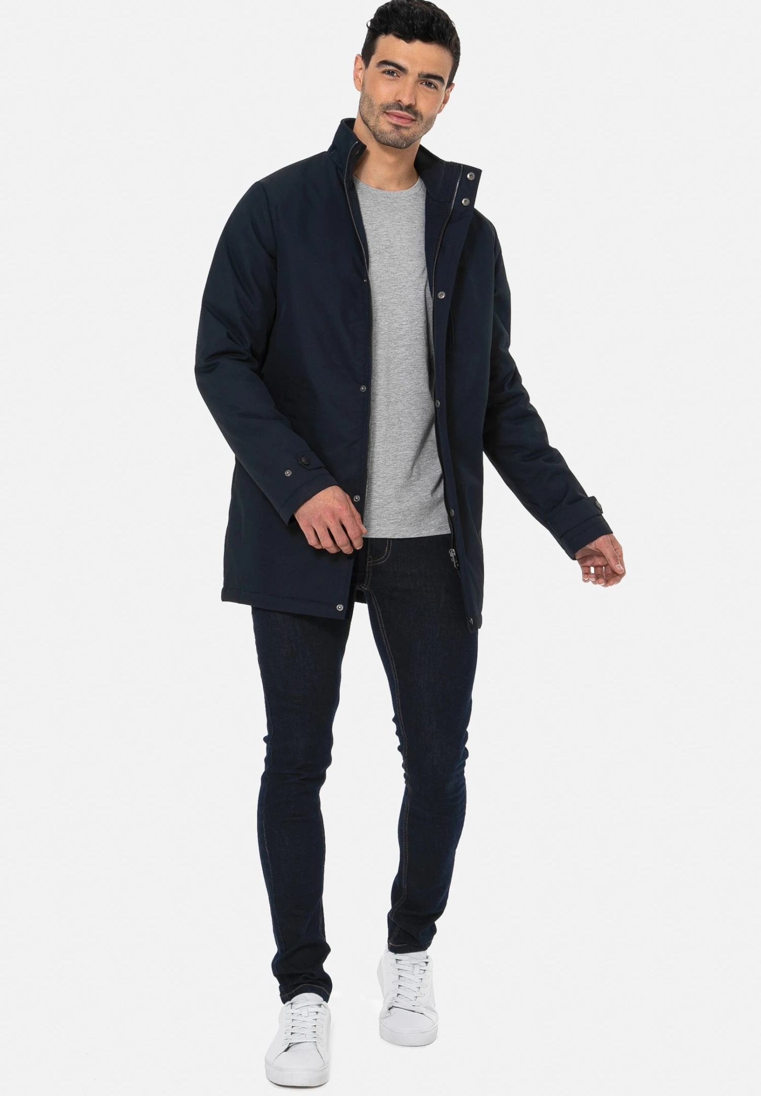 Threadbare Broxburn - Jas - Navy 4 Threadbare Broxburn - Jas - Navy - Afbeelding 2