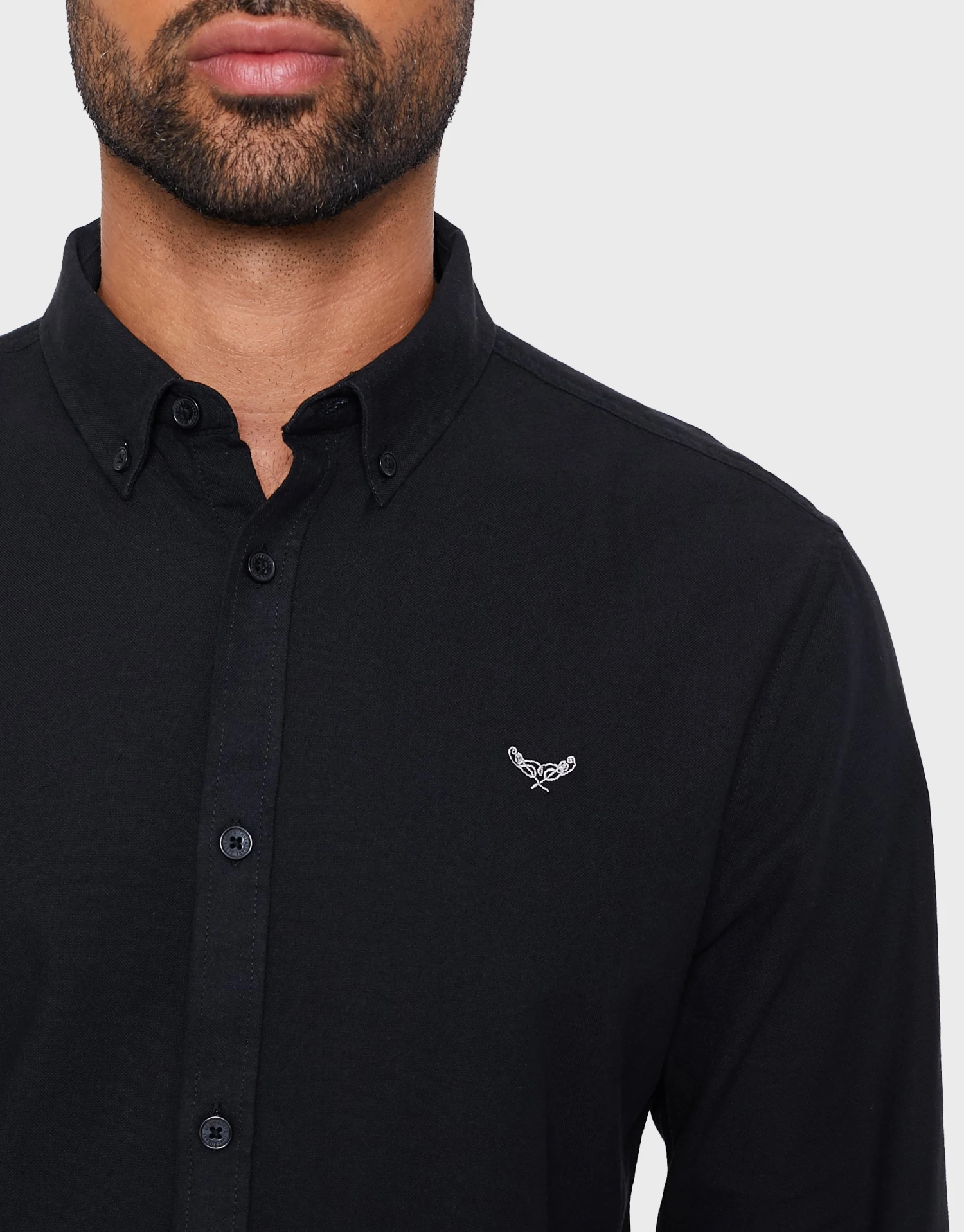 Threadbare Oxford Beacon - Overhemd - Black 6 Threadbare Oxford Beacon - Overhemd - Black - Afbeelding 4