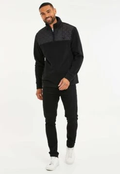 Threadbare Fleece Trui - Black -eleanor & daniel df11dc90ebc0473294021b6fc21d181e