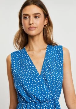 Threadbare Thb Midi Thunder - Jurk - Blue -eleanor & daniel df8673c41daa4e3b8482fa8b44c11bbe