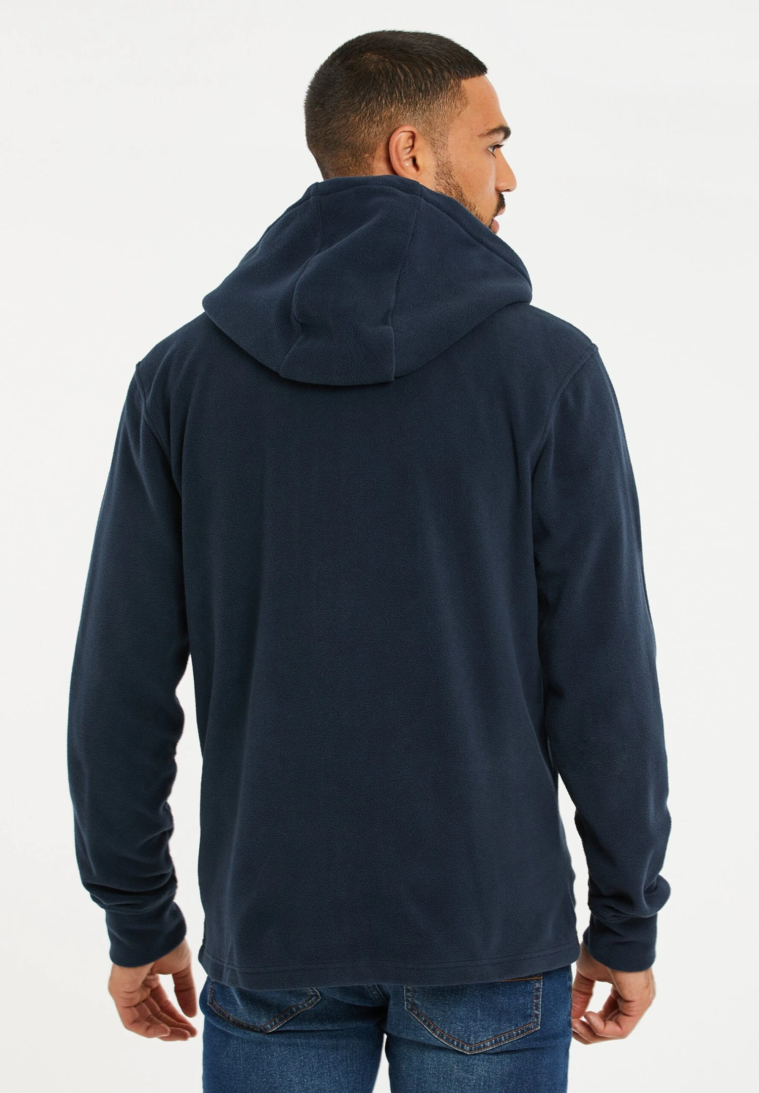 Threadbare Thb Fitness Rueben - Fleecejas - Navy 5 Threadbare Thb Fitness Rueben - Fleecejas - Navy - Afbeelding 3