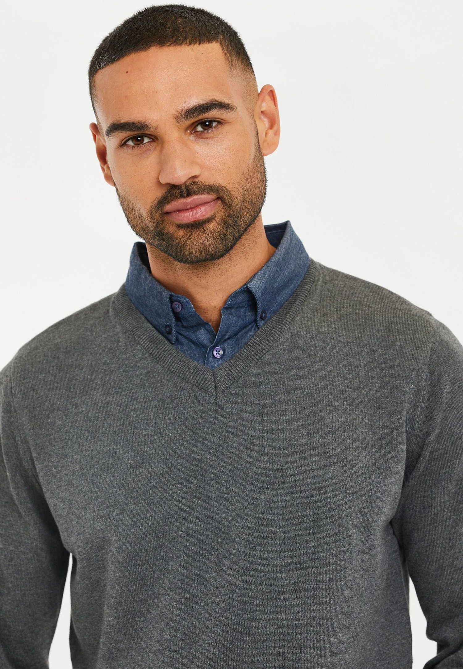 Threadbare Panda - Trui - Mid Grey Marl 6 Threadbare Panda - Trui - Mid Grey Marl - Afbeelding 4