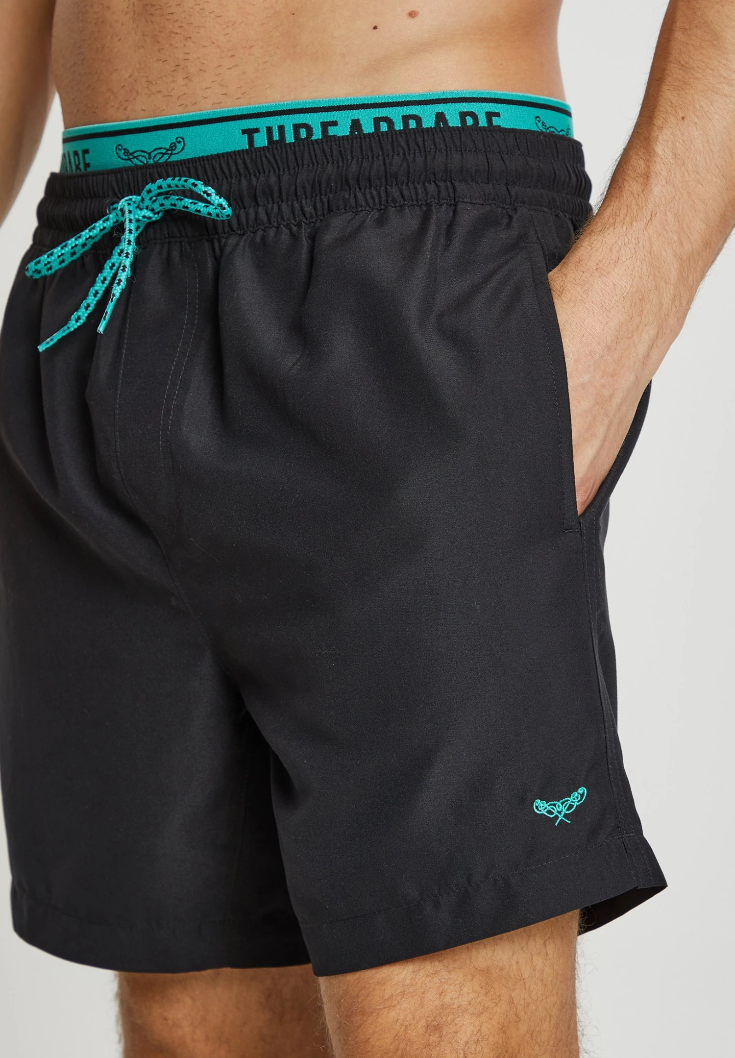 Threadbare Parker - Zwemshorts - Black 6 Threadbare Parker - Zwemshorts - Black - Afbeelding 4