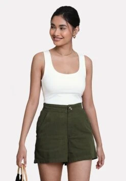 Threadbare Thb Cactus Class - Shorts - Olive