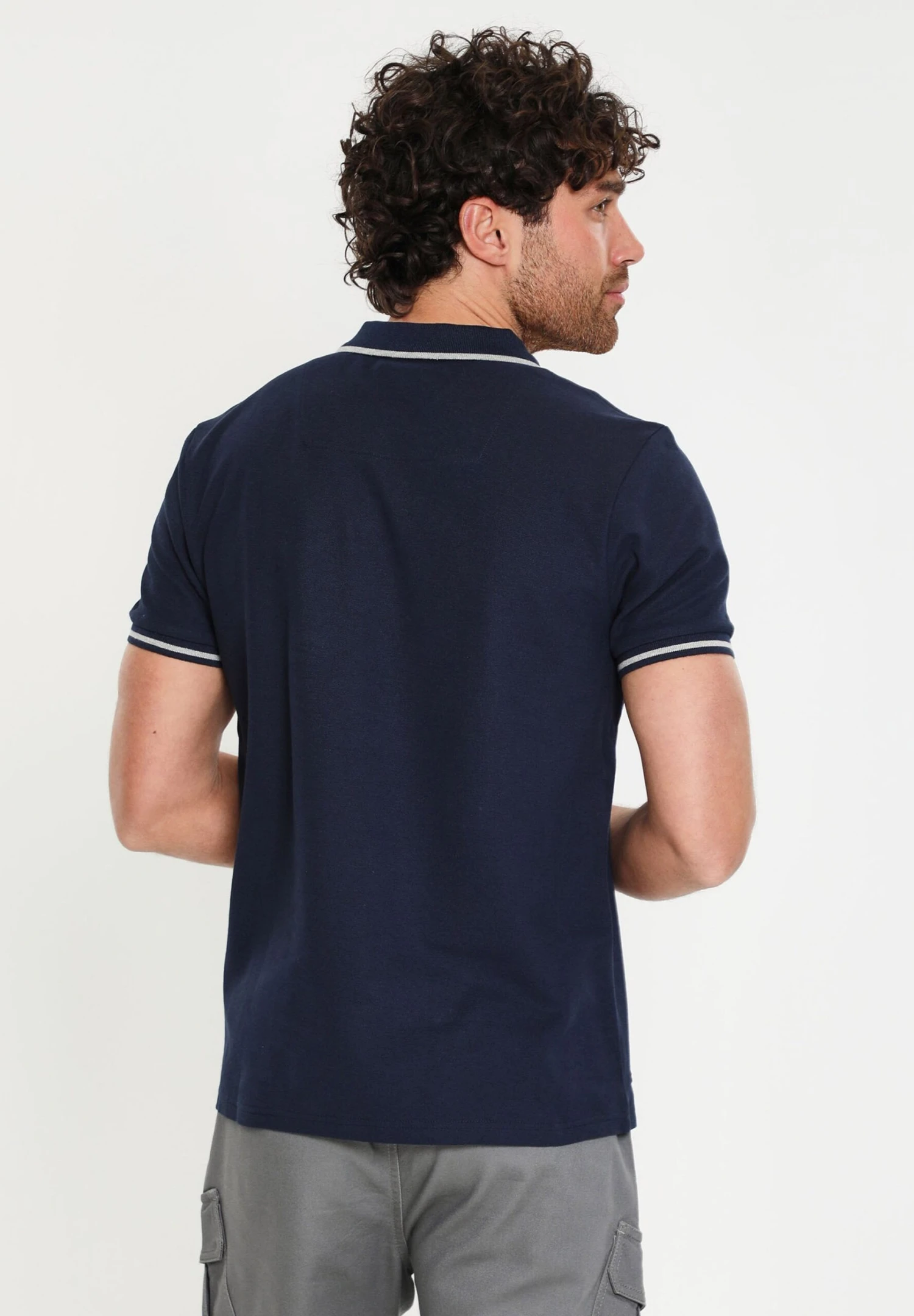 Threadbare Brunello - Poloshirt - Navy 5 Threadbare Brunello - Poloshirt - Navy - Afbeelding 3