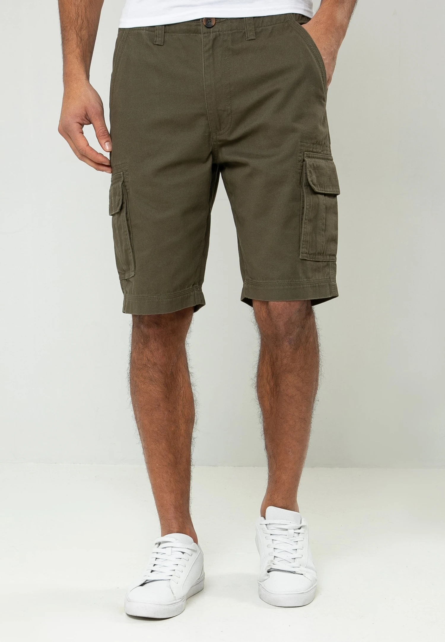 Threadbare Bute - Shorts - Khaki 8 Threadbare Bute - Shorts - Khaki - Afbeelding 6
