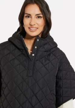 Threadbare Charlie- Poncho - Black -eleanor & daniel e506765814214c8eb324d37972c3cddb