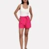 Threadbare Thb Laurence Tie Waist - Shorts - Hot Pink -eleanor & daniel e587ebc6f6414416a4ed2da58ca47934