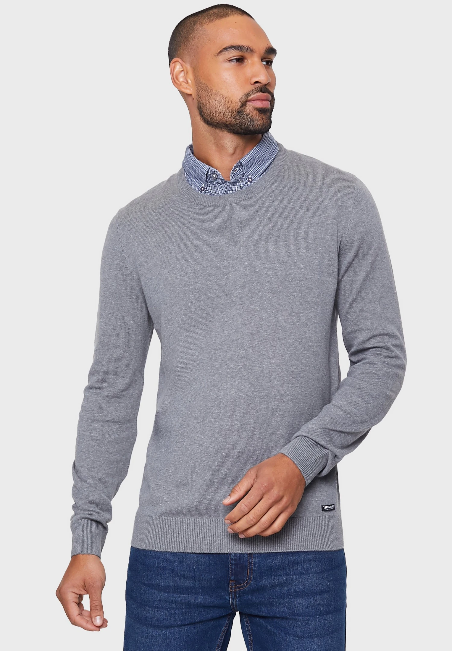 Threadbare Gibbs - Trui - Mid Grey Marl 3 Threadbare Gibbs - Trui - Mid Grey Marl