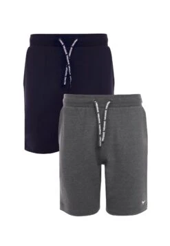 Threadbare 2 Pack Set - Shorts - Charcoal Marl/Navy -eleanor & daniel edd2b6e3d1ac46228a92d6f0b445641a