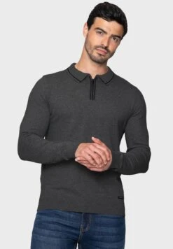 Threadbare Barrow - Trui - Mid Grey Marl