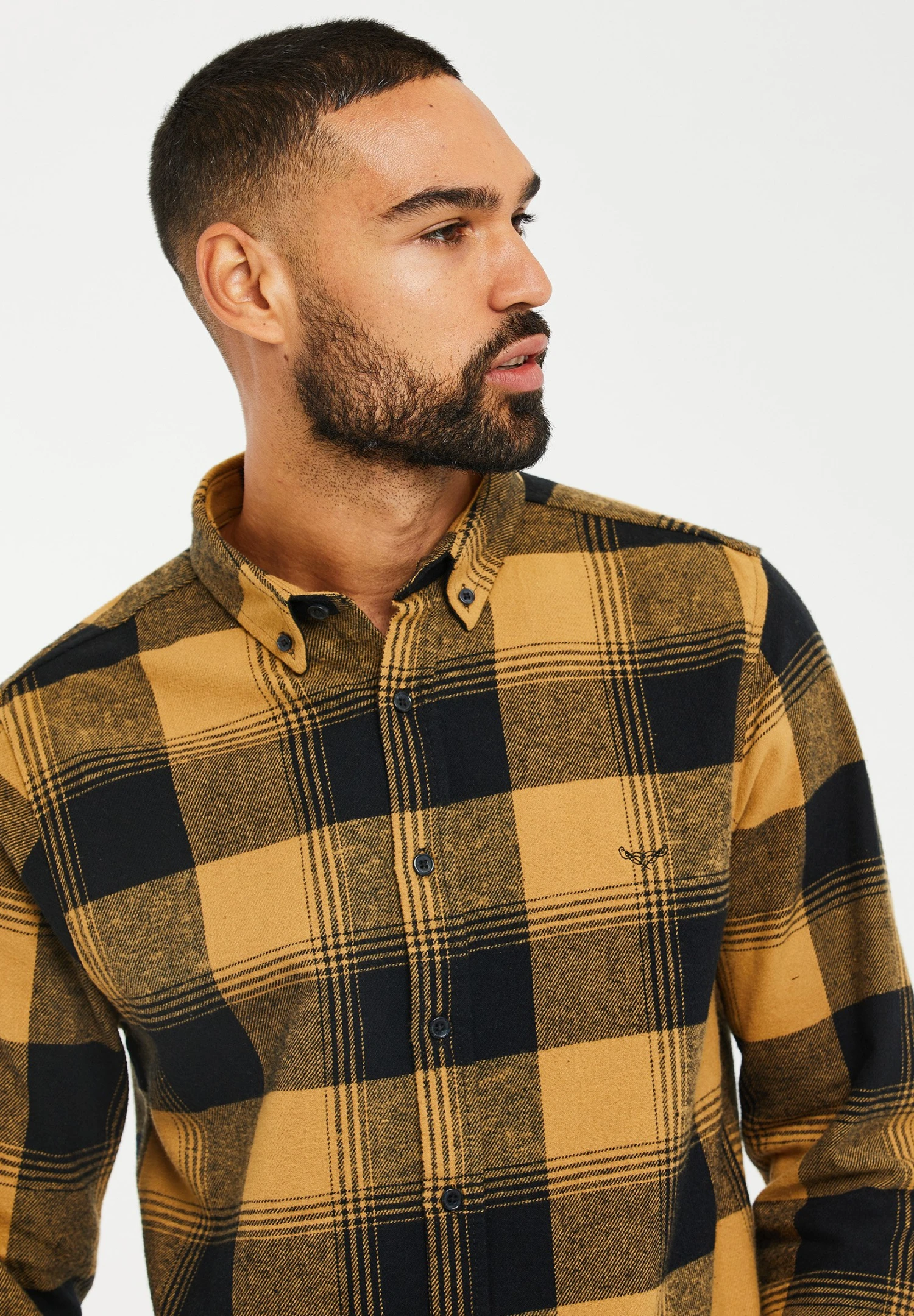 Threadbare L/Slv Cortona - Overhemd - Camel 5 Threadbare L/Slv Cortona - Overhemd - Camel - Afbeelding 3