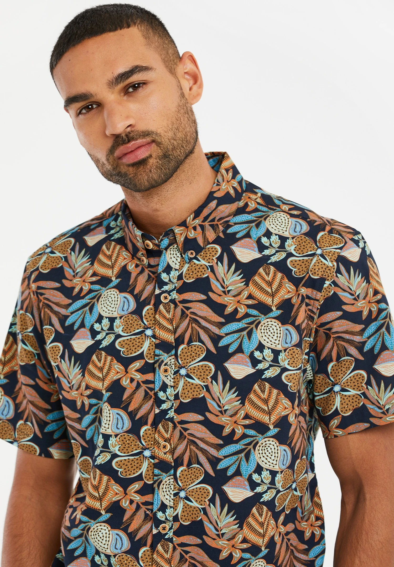 Threadbare Thbyucca - Overhemd - Navy 6 Threadbare Thbyucca - Overhemd - Navy - Afbeelding 4