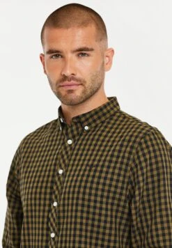 Threadbare Luca - Overhemd - Gingham Uniform Green Check 10 Threadbare Luca - Overhemd - Gingham Uniform Green Check -eleanor & daniel f035dd5c8be94edfa93a1a9c08ea358c