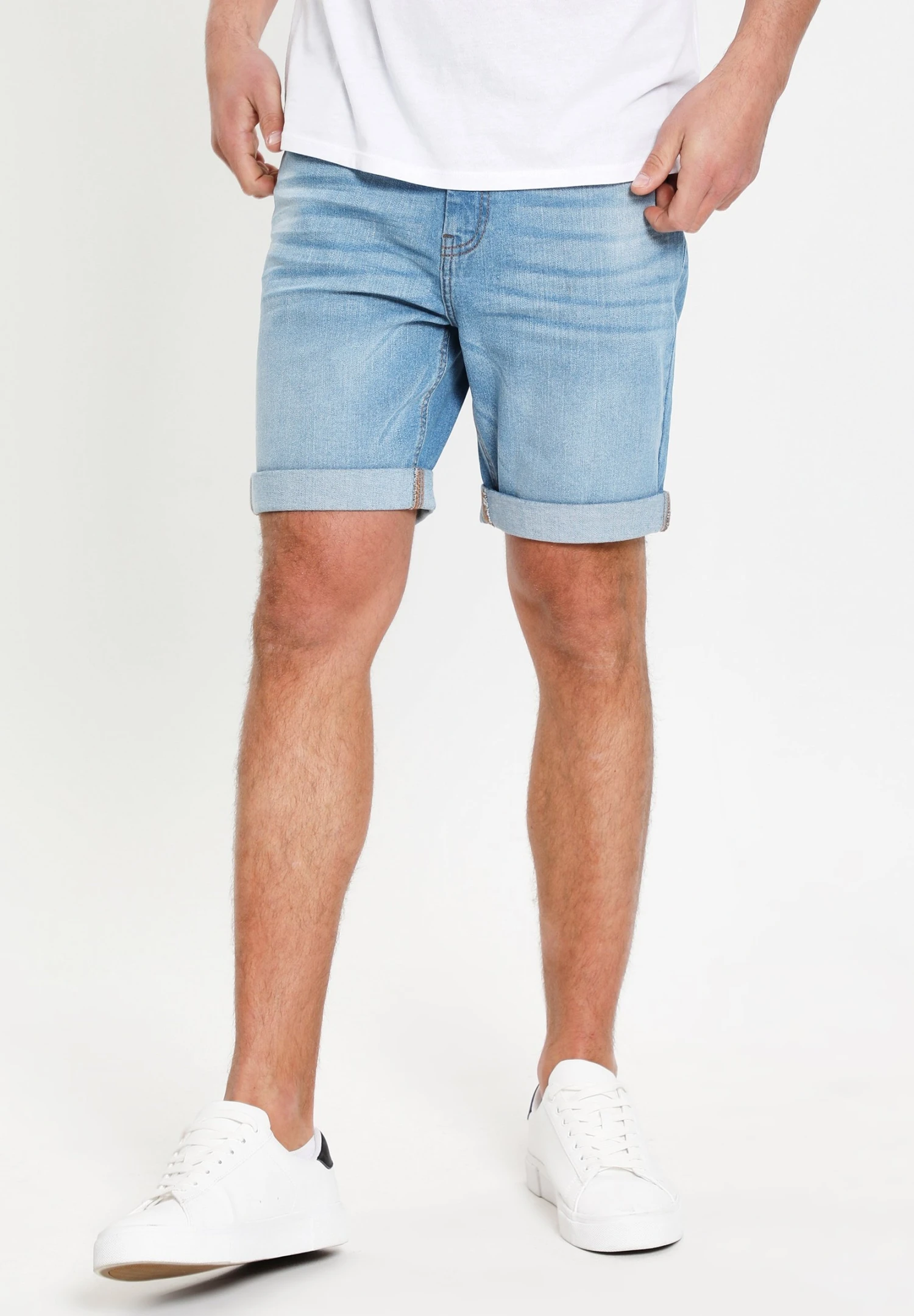 Threadbare Thb Burt - Jeansshort - Light Wash 3 Threadbare Thb Burt - Jeansshort - Light Wash
