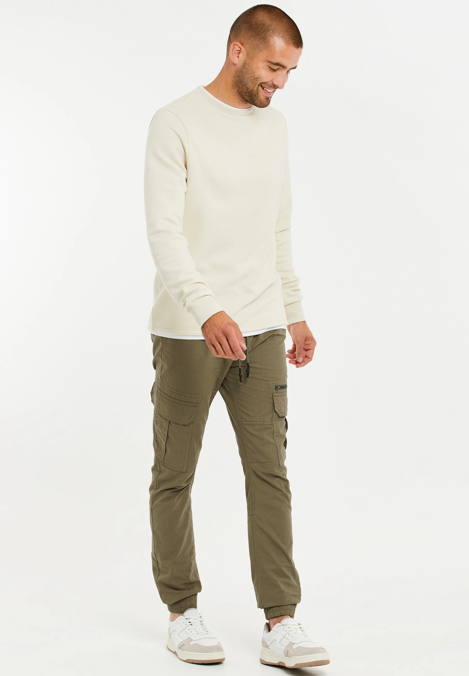 Threadbare Cargobroek - Khaki 4 Threadbare Cargobroek - Khaki - Afbeelding 2