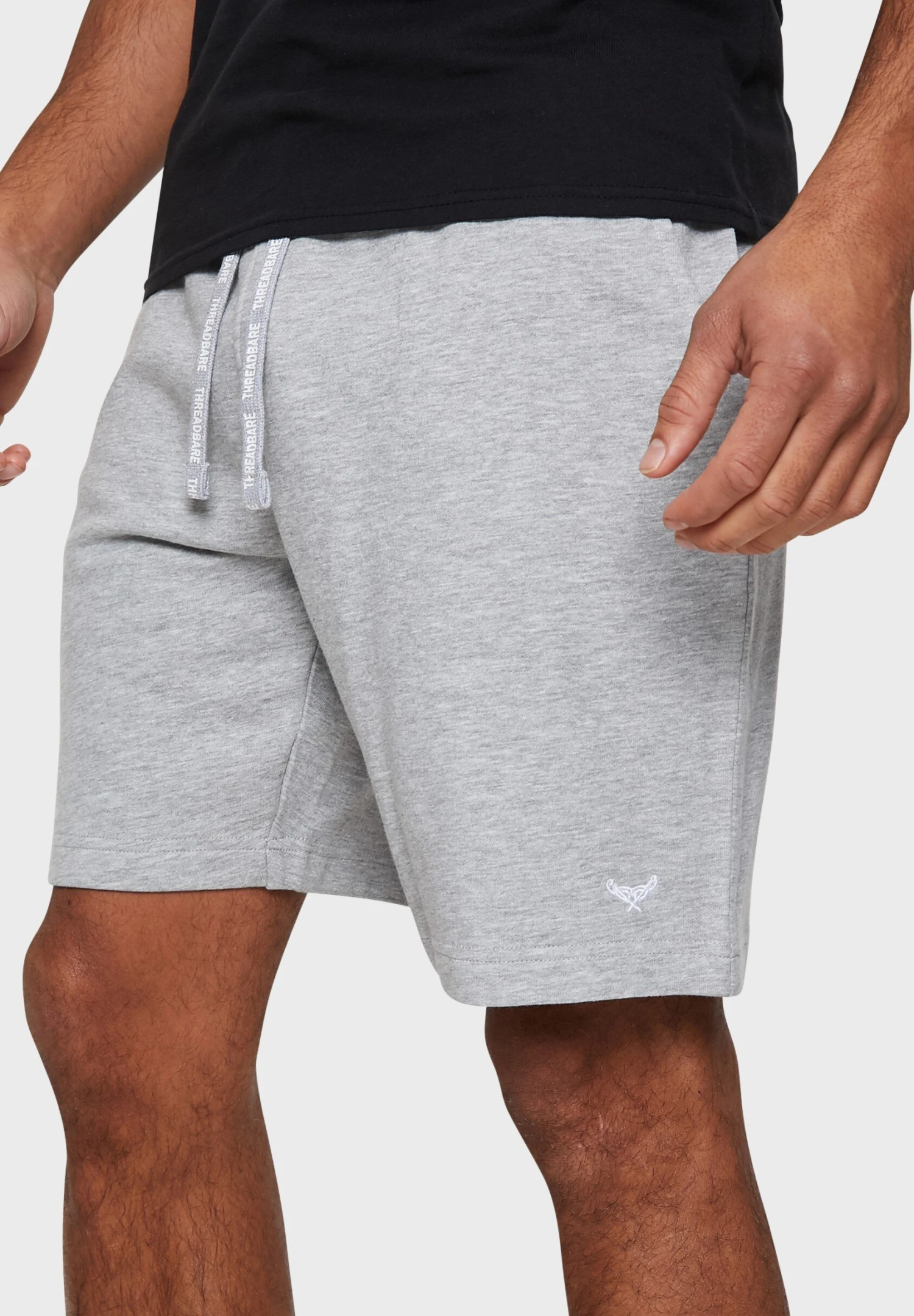 Threadbare 2 Pack Set - Shorts - BlackGrey Marl 4 Threadbare 2 Pack Set - Shorts - BlackGrey Marl - Afbeelding 2