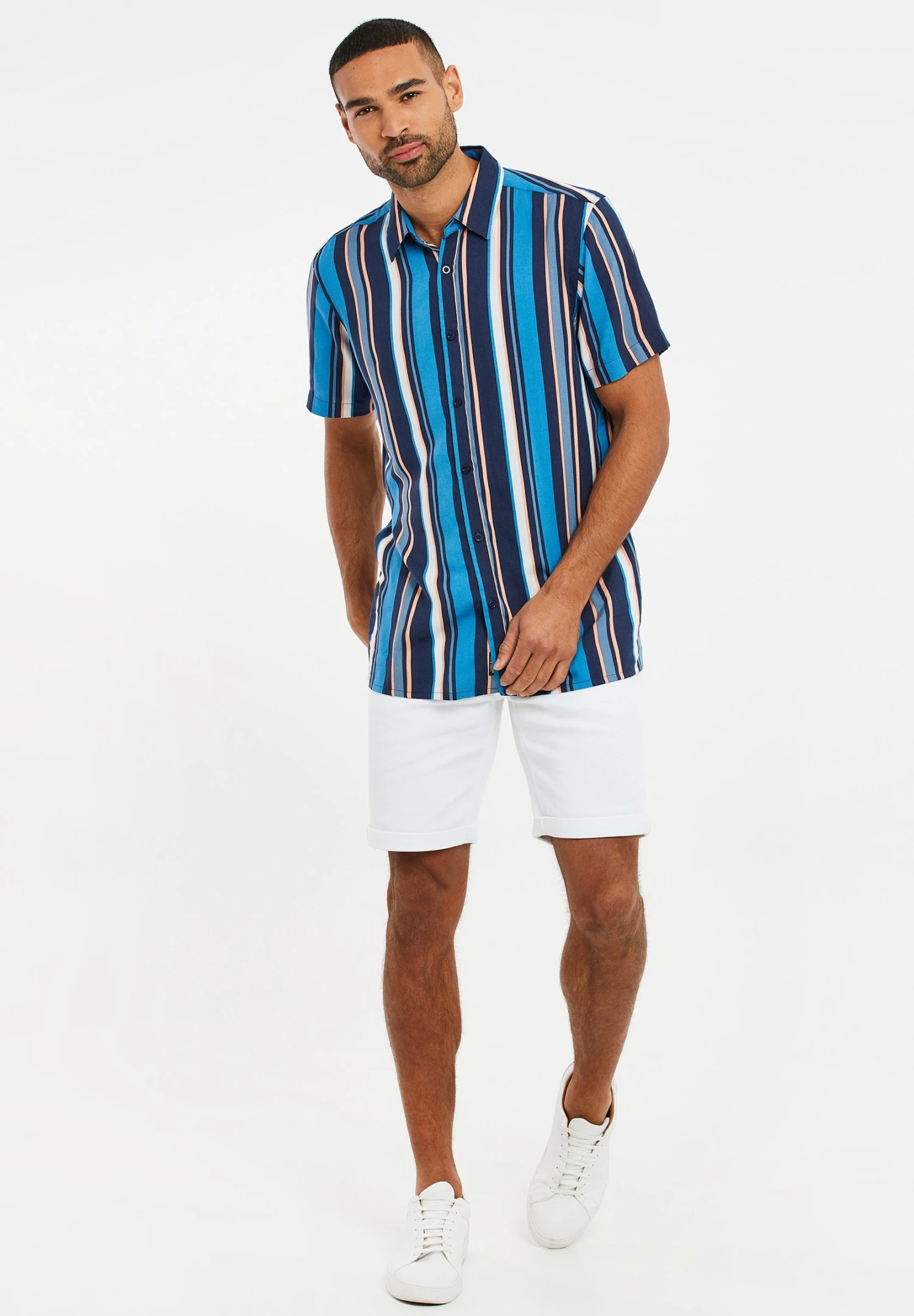 Threadbare Thbfillip - Overhemd - China Blue 4 Threadbare Thbfillip - Overhemd - China Blue - Afbeelding 2