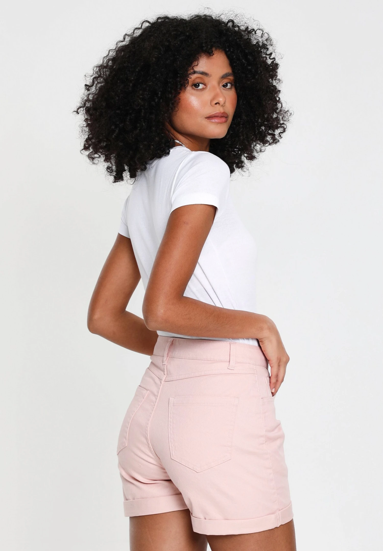 Threadbare Calais Classic - Jeansshort - Pink 5 Threadbare Calais Classic - Jeansshort - Pink - Afbeelding 3