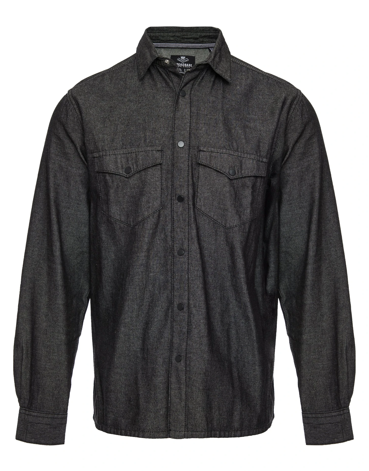 Threadbare Piper- Overhemd - Schwarz 6 Threadbare Piper- Overhemd - Schwarz - Afbeelding 4