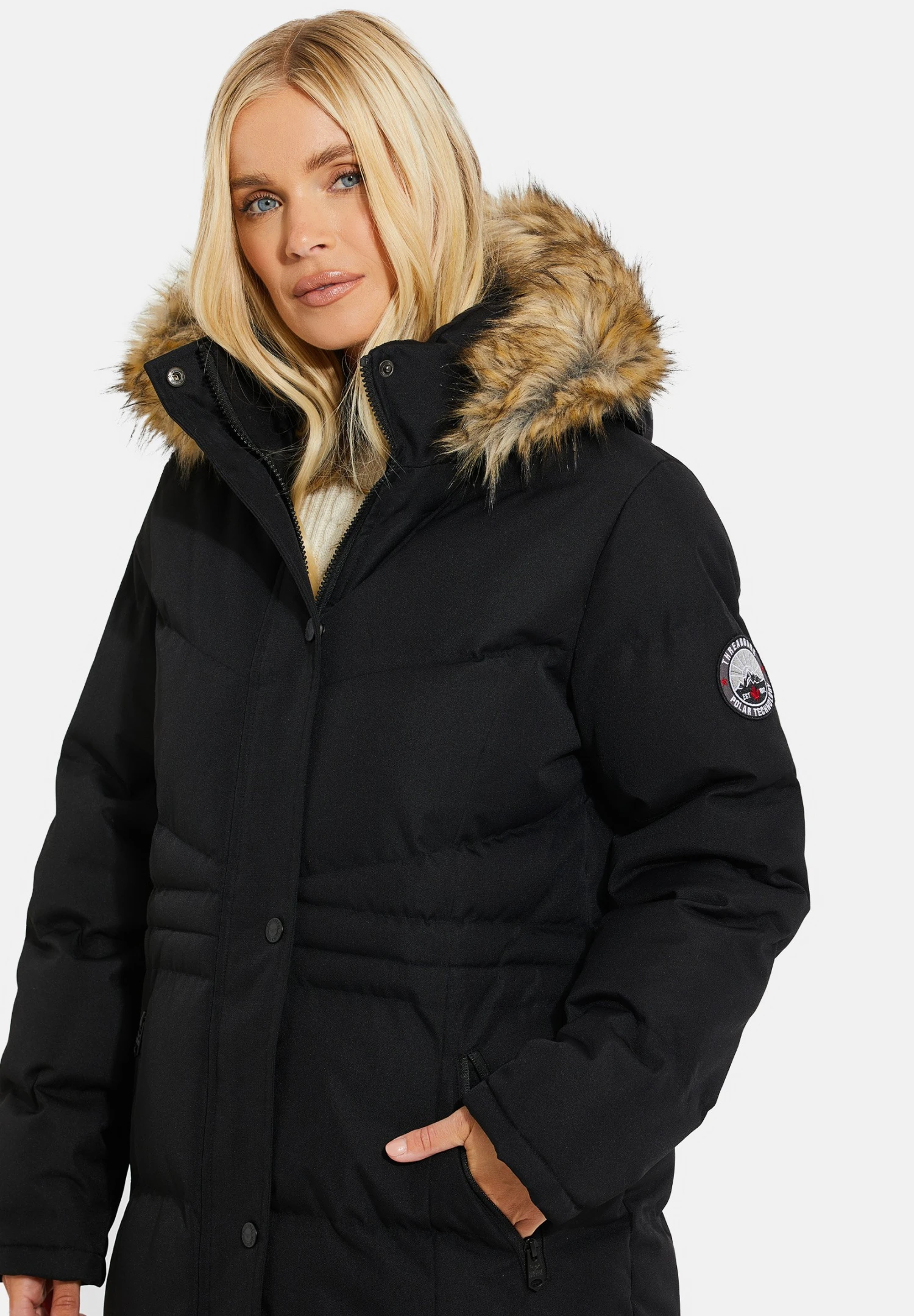 Threadbare Arnie- Winterjas - Black 6 Threadbare Arnie- Winterjas - Black - Afbeelding 4